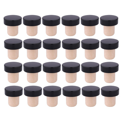 T-Top Bottle Stoppers, 24 Pieces for Wine and Beer Bottles - Image 2
