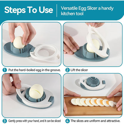 Egg Slicer with Stainless Wires for Hard Boiled Eggs and Soft Fruit - Image 6
