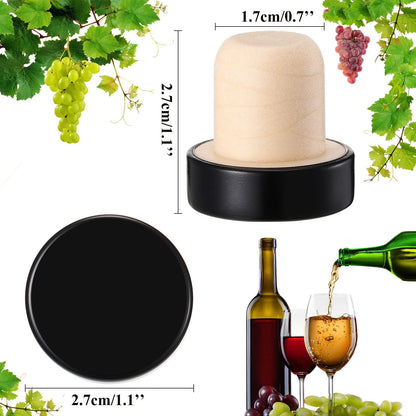 T-Top Bottle Stoppers, 24 Pieces for Wine and Beer Bottles - Image 4