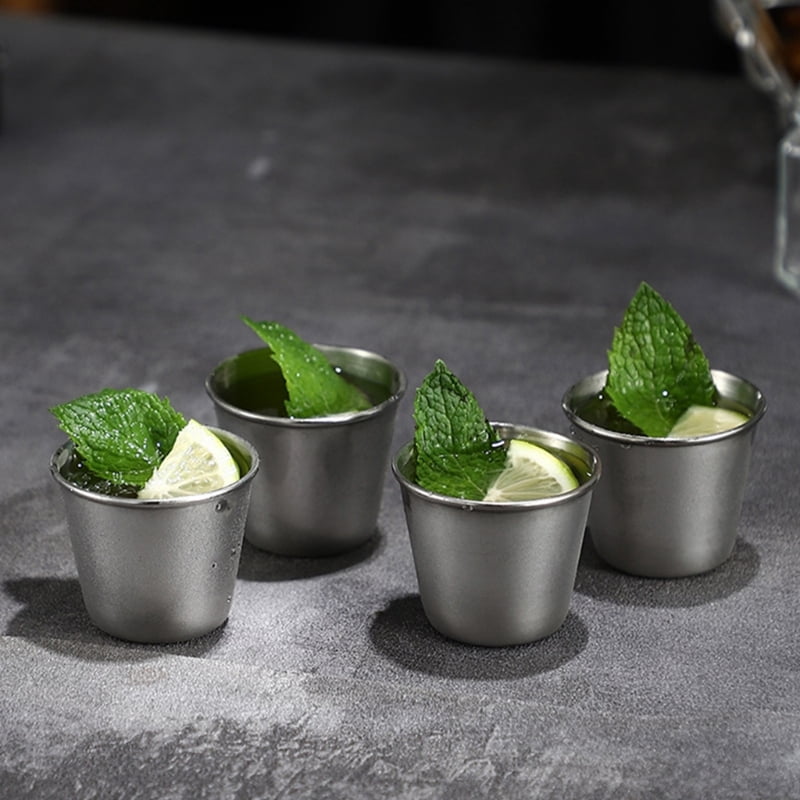 Stainless Steel Shot Cups, 50 ml, for Spirits and Strong Coffee - Image 5