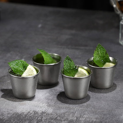 Stainless Steel Shot Cups, 50 ml, for Spirits and Strong Coffee - Image 5