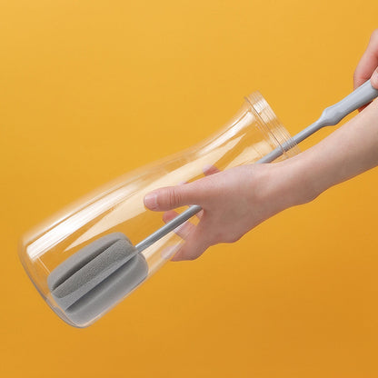 Soft Silicone Bottle Brush for Cups, Bottles and Glassware - Image 4