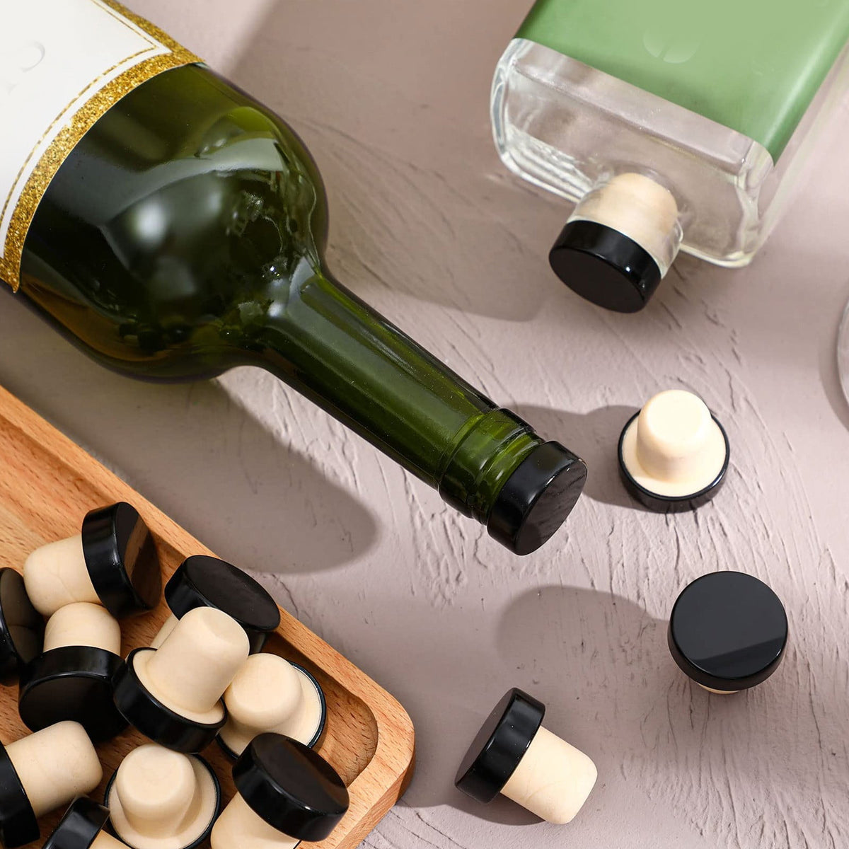 T-Top Bottle Stoppers, 24 Pieces for Wine and Beer Bottles - Image 6