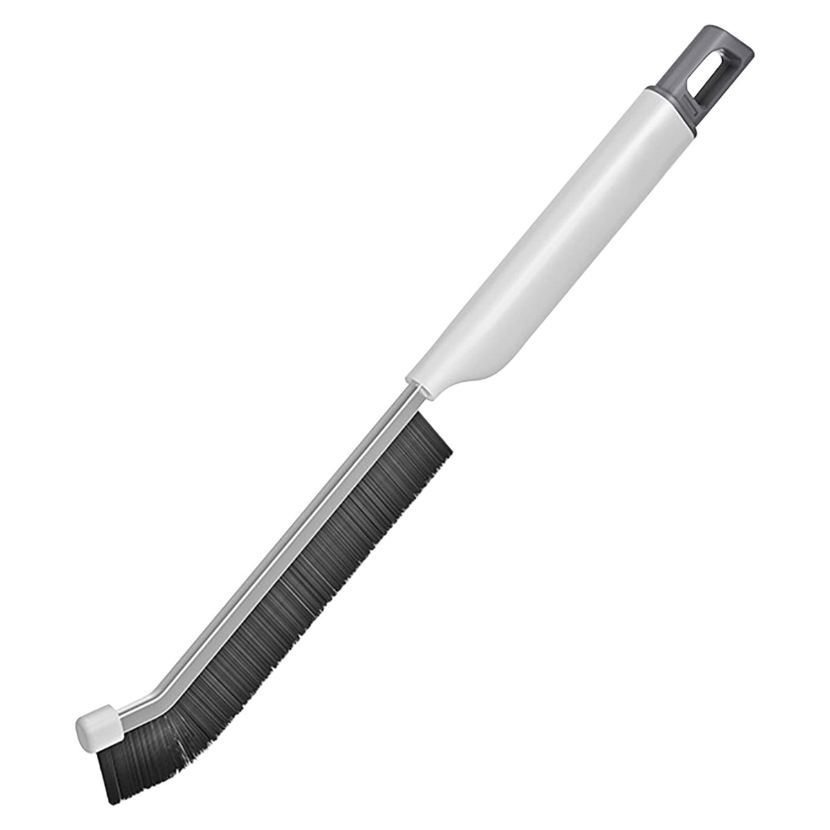 Two-in-One Crevice Brush with a Steel Scraper and Long Handle
