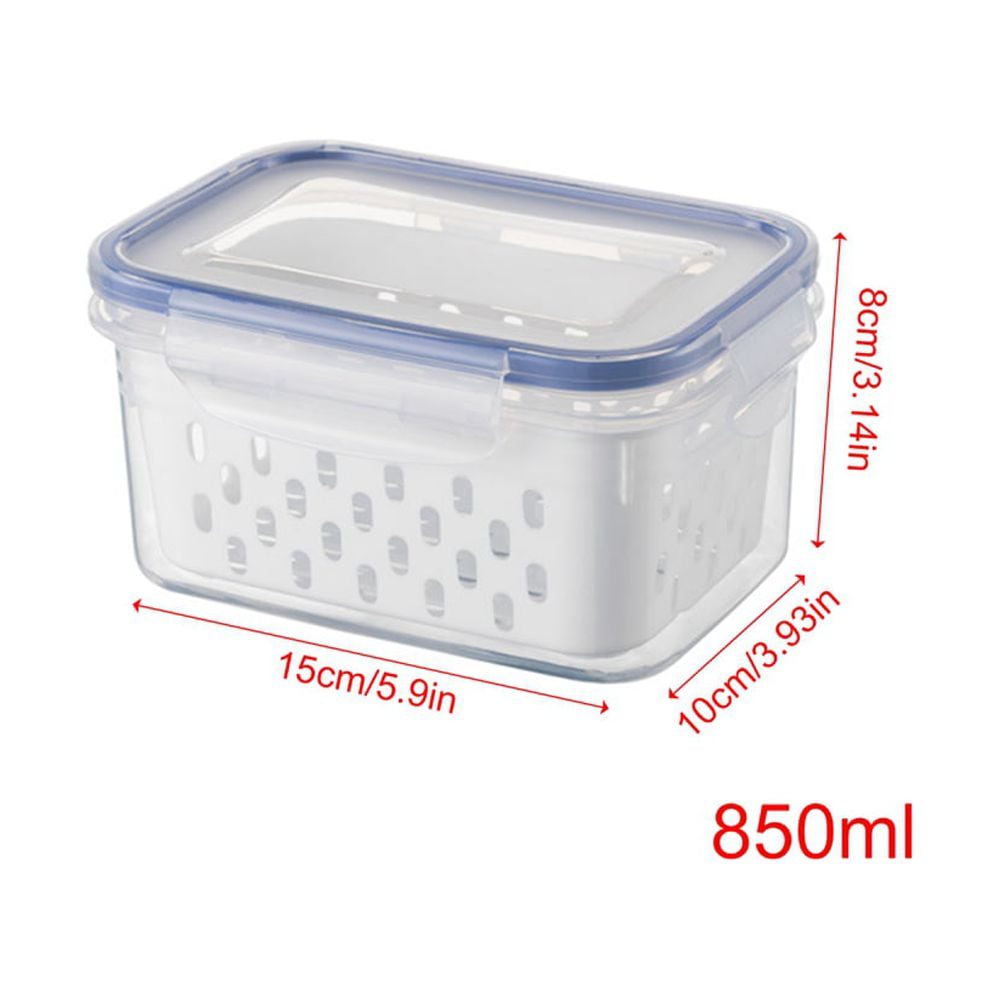 Produce Saver Container with Colander Insert and Airtight Lid - Image 2