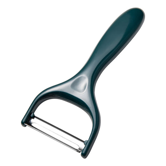 Y-Shaped Vegetable Peeler in Stainless Steel with Green Grip