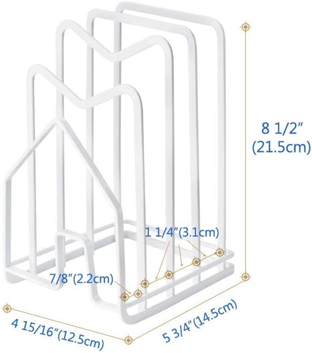 Multi-Slot Cutting Board and Bakeware Rack in Coated Iron - Image 4