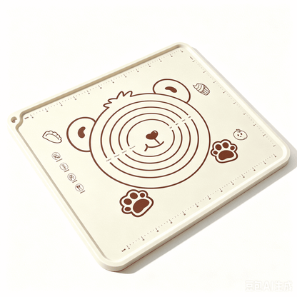 Silicone Baking Mat, 27 by 19 Inches, Non-Slip with Printed Guides