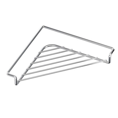 Corner Sink Caddy in Stainless Steel for Sponges and Scrubbers