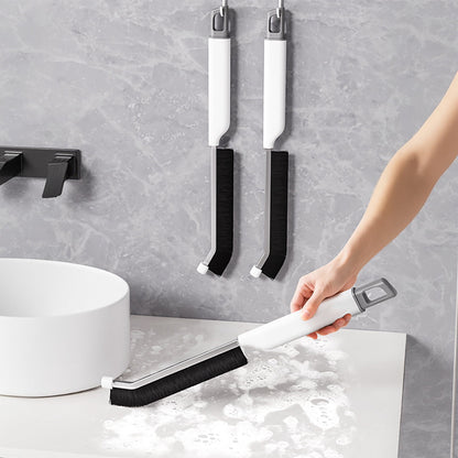 Two-in-One Crevice Brush with a Steel Scraper and Long Handle - Image 6