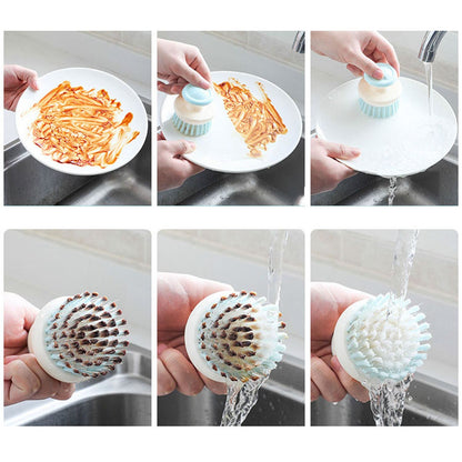 Kitchen Scrub Brushes, Set of 2 with Stiff Nylon Bristles - Image 5