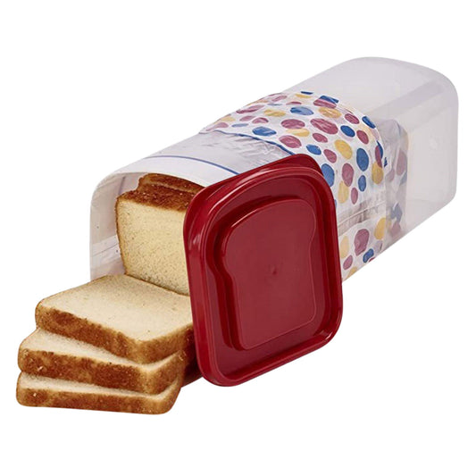Bread Storage Box with Airtight Lid for Loaves and Sandwich Slices