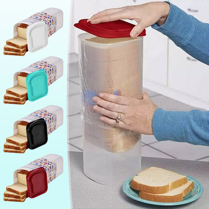 Bread Storage Box with Airtight Lid for Loaves and Sandwich Slices - Image 2