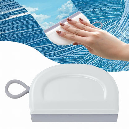 Small Silicone Squeegee, 4.25 Inches, with Two Adhesive Hooks - Image 2