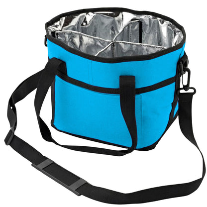 Four-Cup Drink Carrier with Shoulder Strap and Front Pocket - Image 3