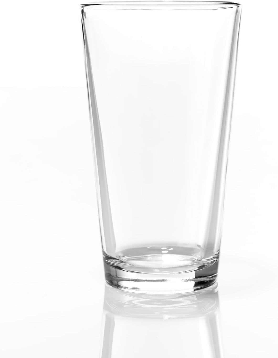 Pint Beer Glasses, Set of 4, 16 oz with a Heat-Tempered Rim