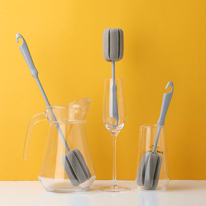 Soft Silicone Bottle Brush for Cups, Bottles and Glassware - Image 3