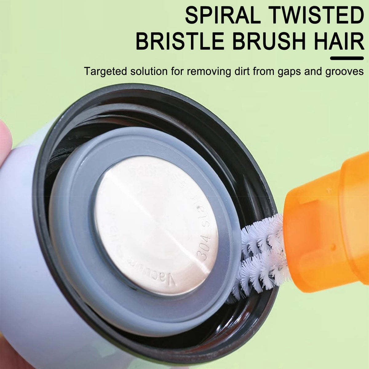 Five-in-One Bottle and Straw Cleaning Brush Set with Long Handle - Image 5