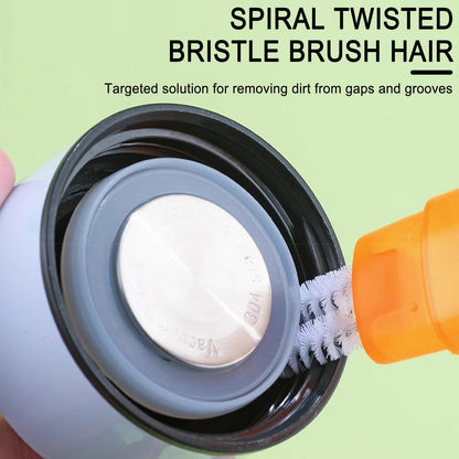 Five-in-One Bottle and Straw Cleaning Brush Set with Long Handle - Image 5
