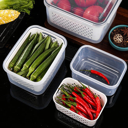 Produce Saver Container with Colander Insert and Airtight Lid - Image 6