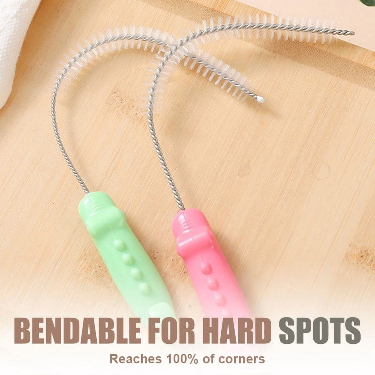 Extra Long Straw Brush with Flexible Steel Core and Hanging Hook - Image 4