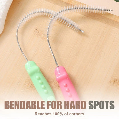 Extra Long Straw Brush with Flexible Steel Core and Hanging Hook - Image 4