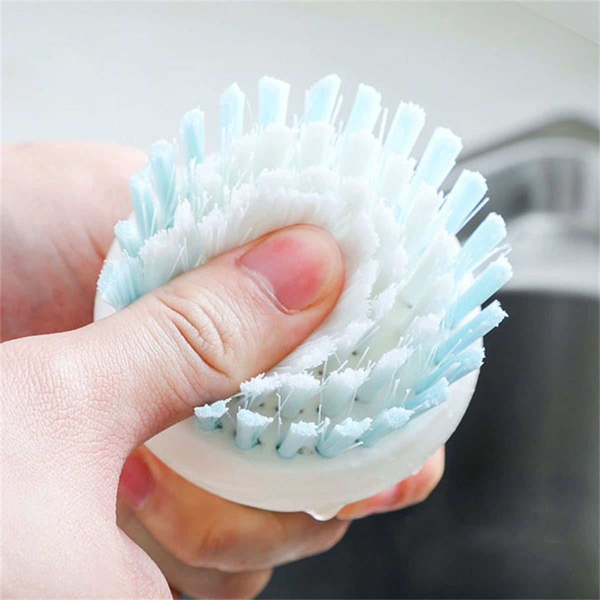Kitchen Scrub Brushes, Set of 2 with Stiff Nylon Bristles - Image 3