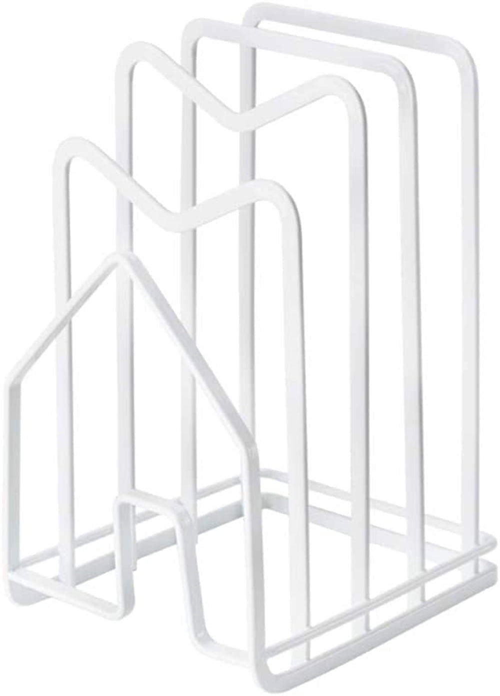 Multi-Slot Cutting Board and Bakeware Rack in Coated Iron