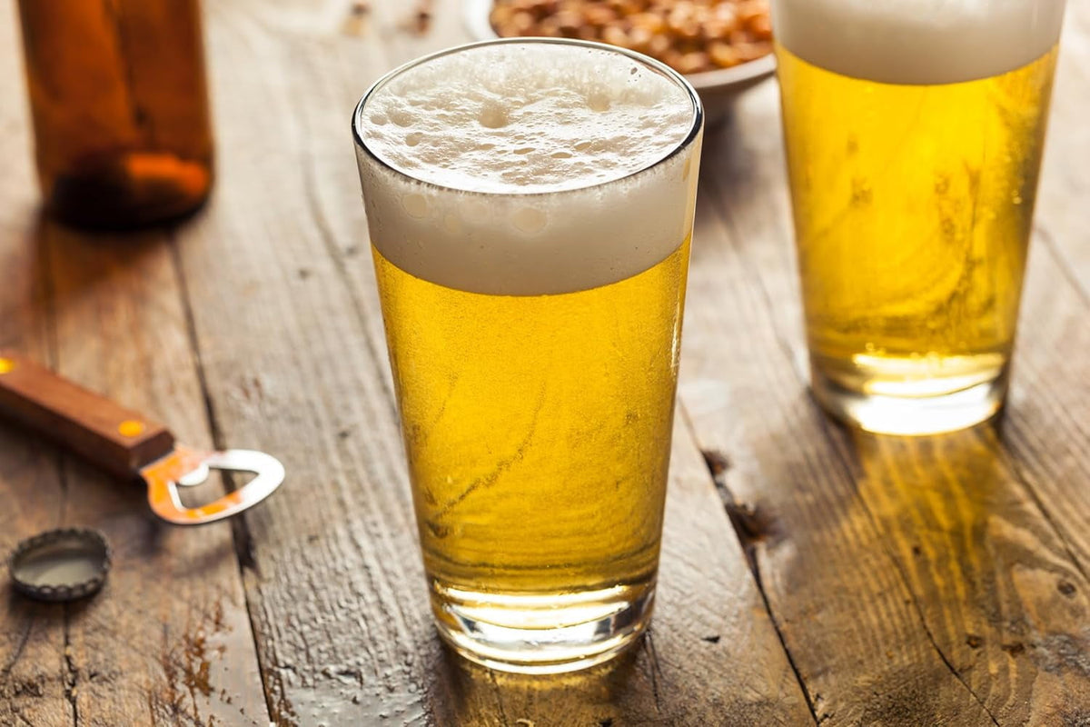 Pint Beer Glasses, Set of 4, 16 oz with a Heat-Tempered Rim - Image 4