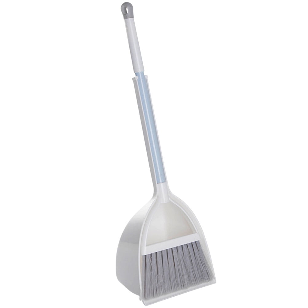 Small Broom and Dustpan Set for Tabletops and Tight Corners