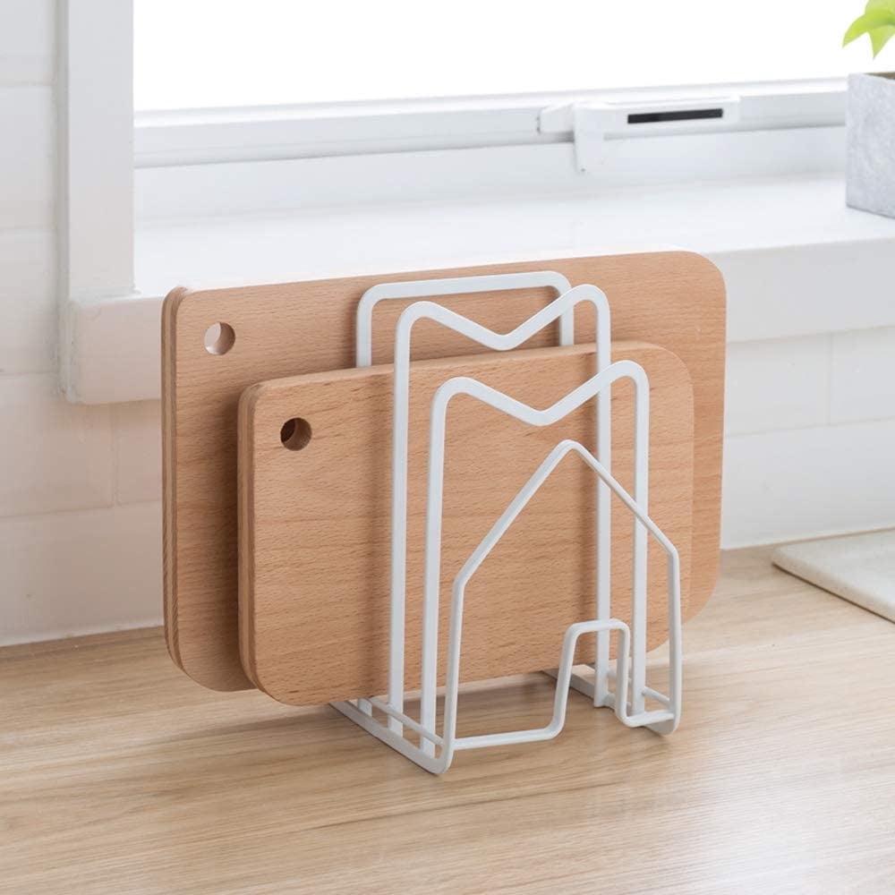 Multi-Slot Cutting Board and Bakeware Rack in Coated Iron - Image 3