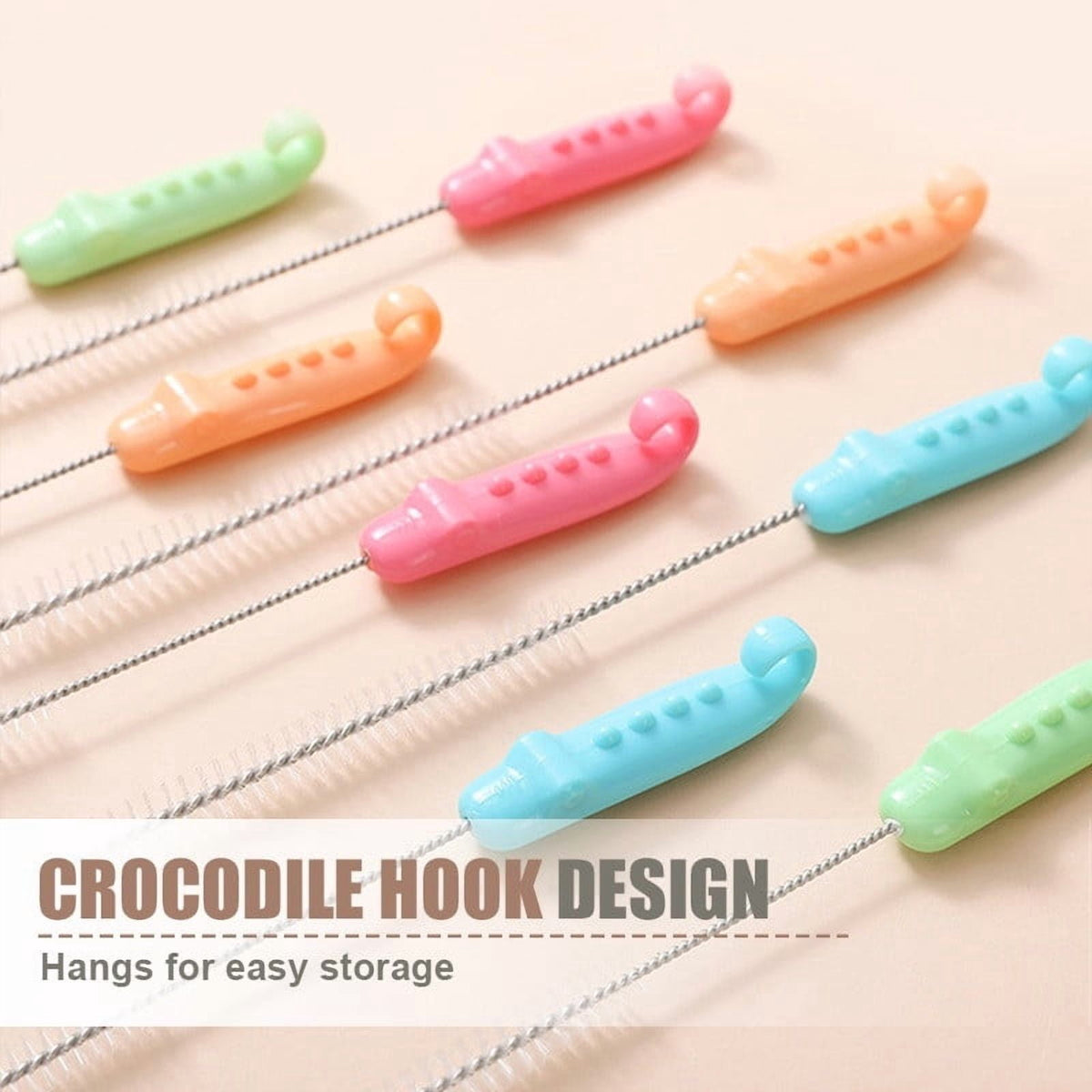 Extra Long Straw Brush with Flexible Steel Core and Hanging Hook - Image 6