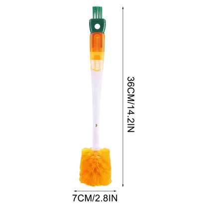 Five-in-One Bottle and Straw Cleaning Brush Set with Long Handle - Image 3