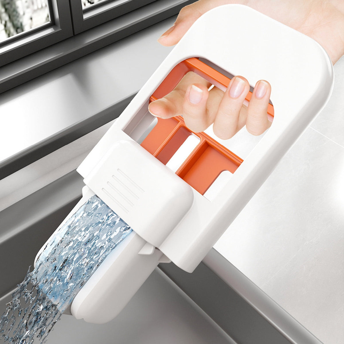 Mini Handheld Mop for Wet and Dry Wiping, Detachable Head - Image 5